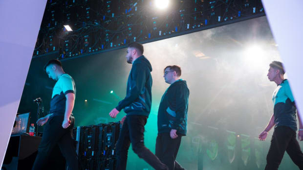 Seattle Surge walking on stage